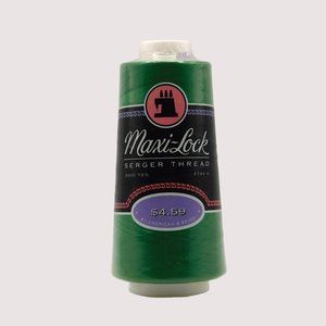 Maxi-Lock Cone Serger Thread Emerald Green 3000 Yards American and Efrid